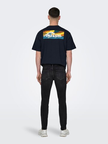 Only & Sons Slim fit Jeans 'Loom' in Black