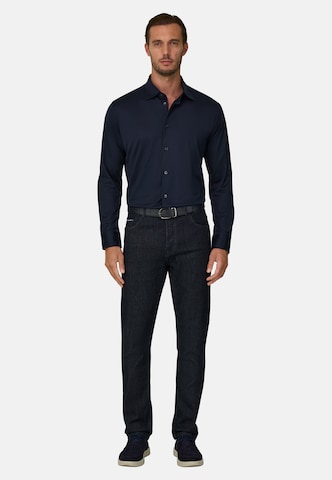 Boggi Milano Regular fit Overhemd in Blauw
