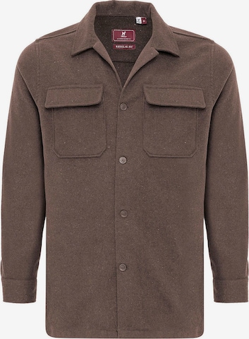 Camicia di Williot in marrone: frontale