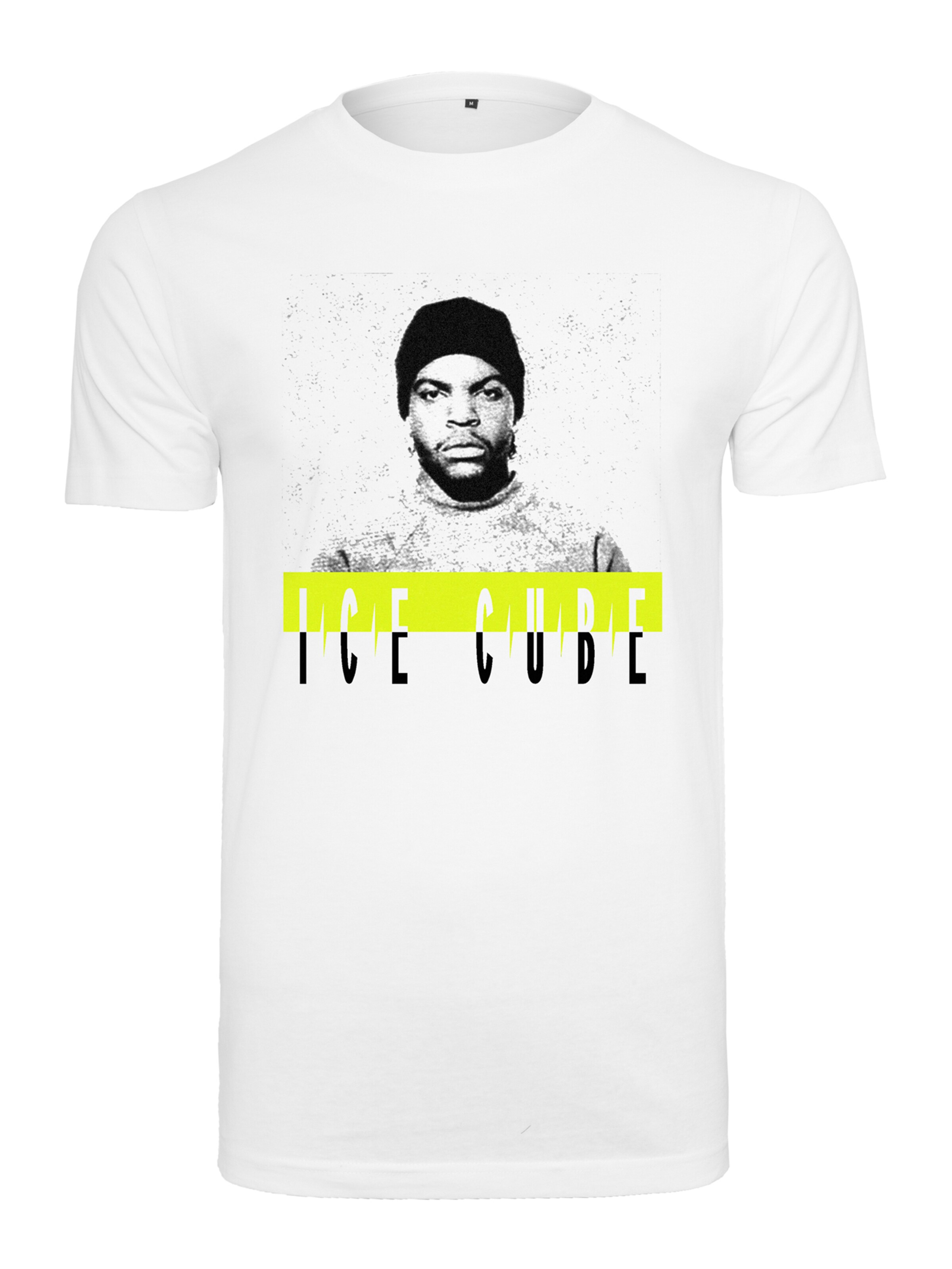 T-Shirt 'Ice Cube' Mister Tee en blanc : devant