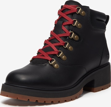 TIMBERLAND Schnürstiefelette in Schwarz: Vorderseite