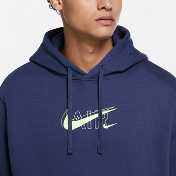 Nike Sportswear Μπλούζα φούτερ 'Air Pack' σε μπλε