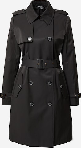 Manteau mi-saison Lauren Ralph Lauren en noir : devant