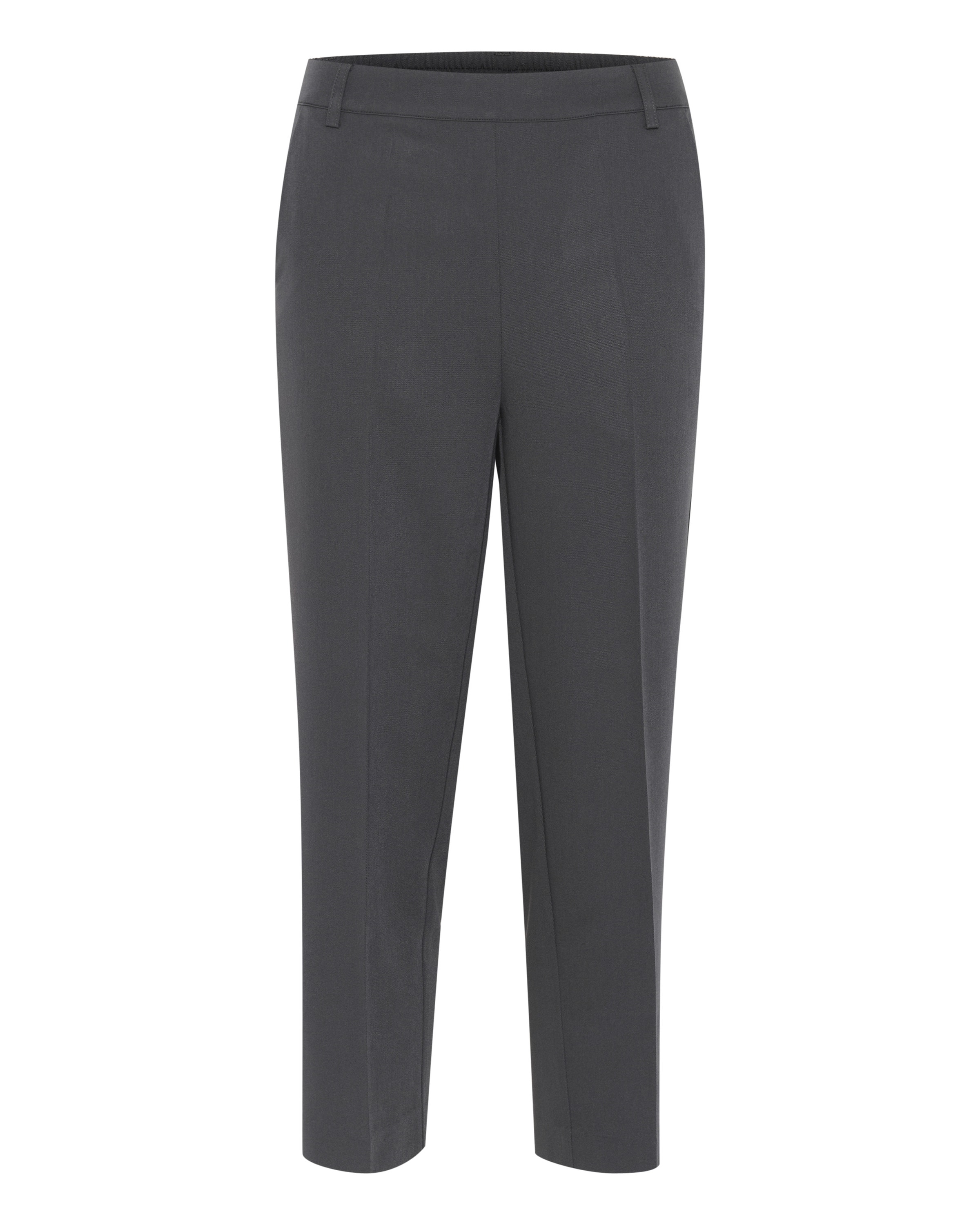 Kaffe Regular Trousers with creases 'Sakura' in Grey: front