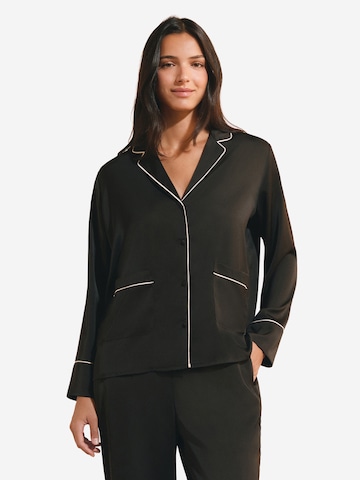 Camicia da notte 'Sleepover' di ETAM in nero: frontale
