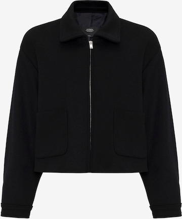 AntiochPrijelazna jakna - crna boja: prednji dio