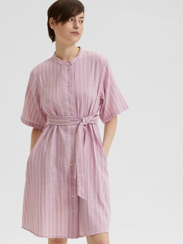 SELECTED FEMME Shirt Dress 'HELINA' in Pink