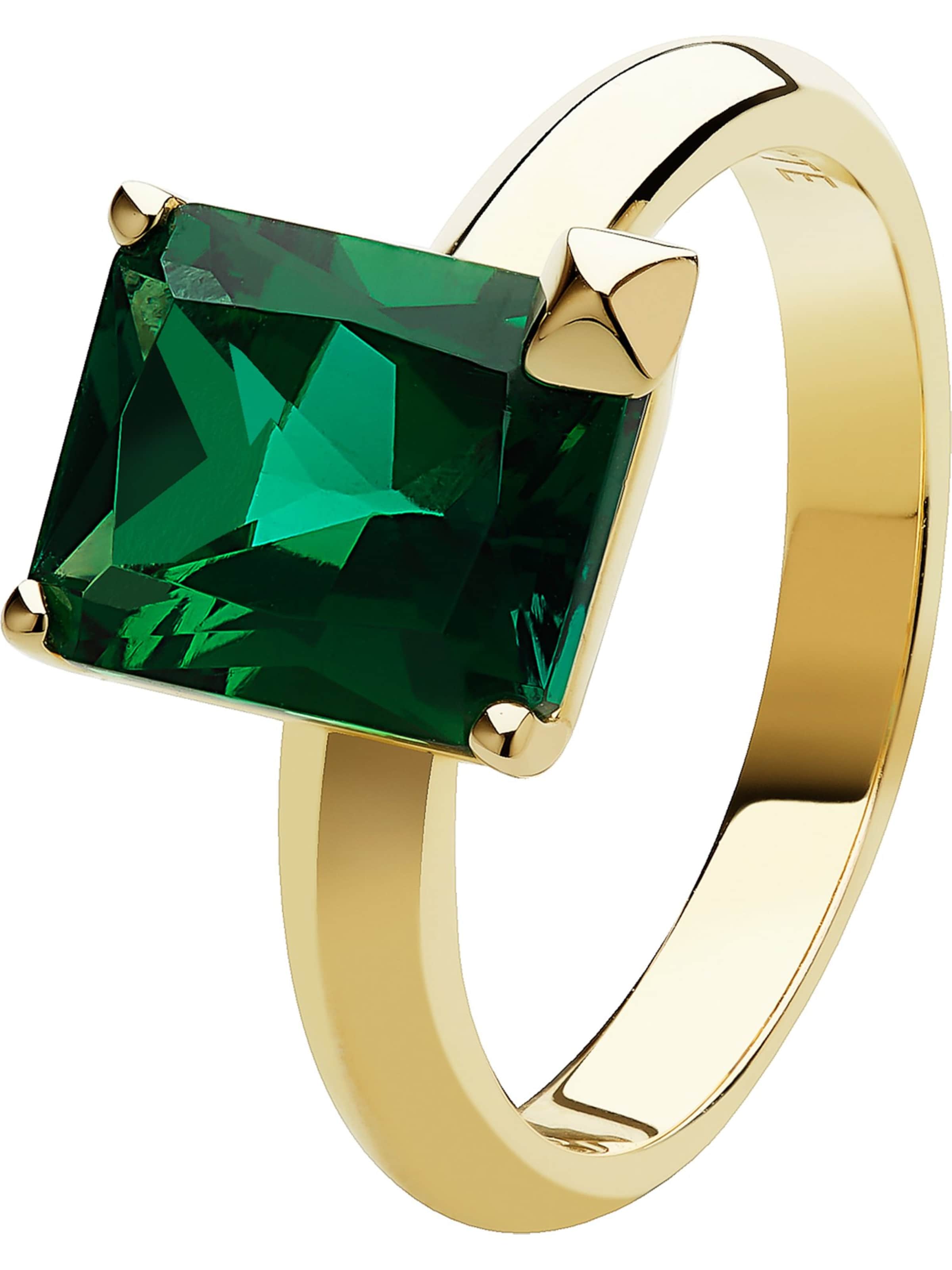 JETTE Ring in Gelb: Vorderseite