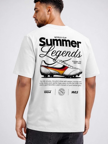 Neverless Shirt 'Soccer Summer Legends' in White