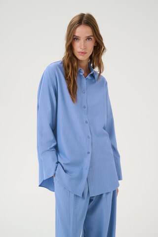 Camicia da donna 'Vitta' di My Essential Wardrobe in blu: frontale