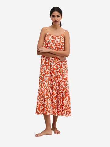 Marc O'Polo Strandkleid ' Firecracker Floral ' in Orange: Vorderseite