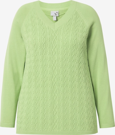 Ulla Popken Pullover in hellgrün, Produktansicht