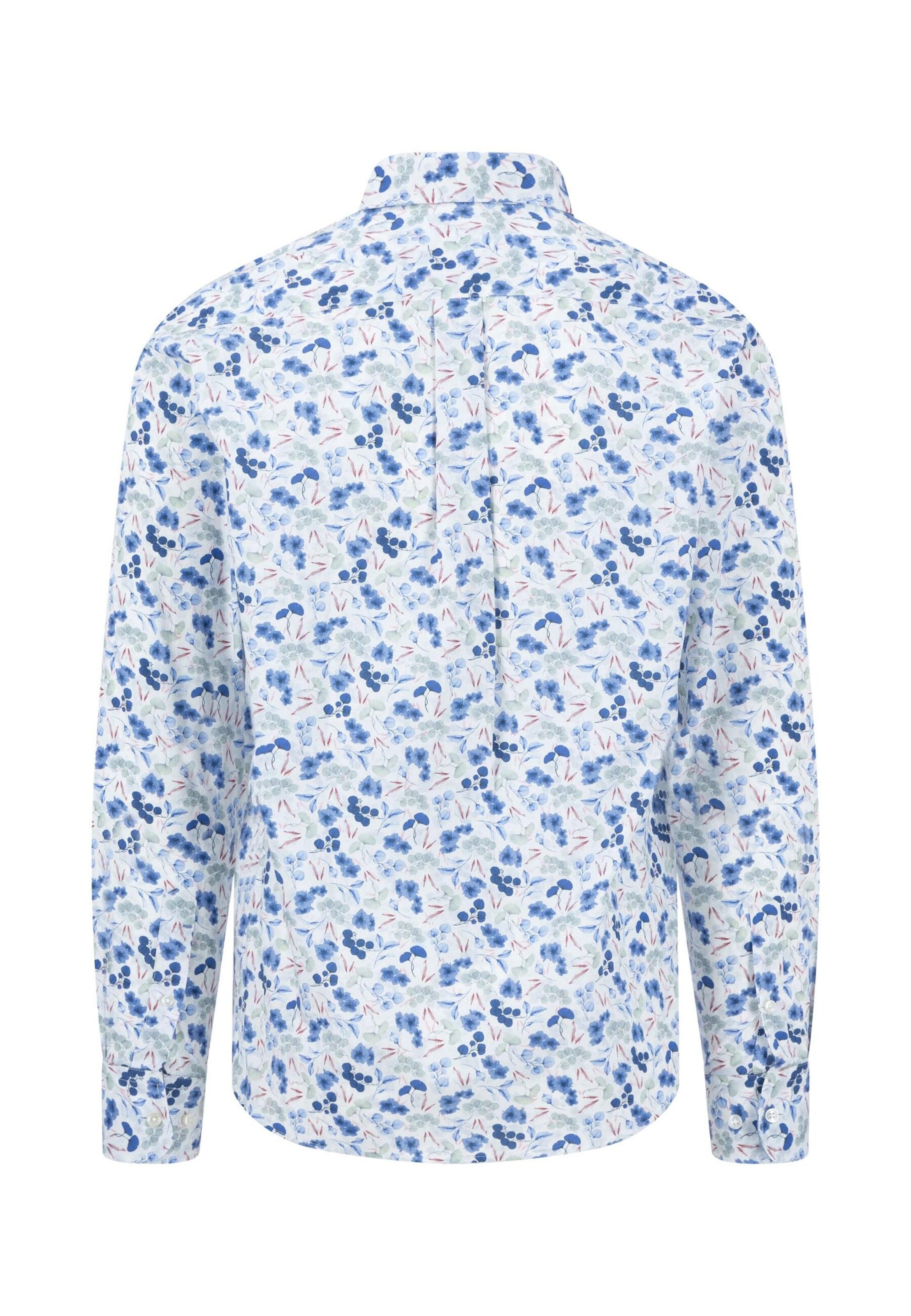 FYNCH-HATTON Comfort Fit Hemd in Blau