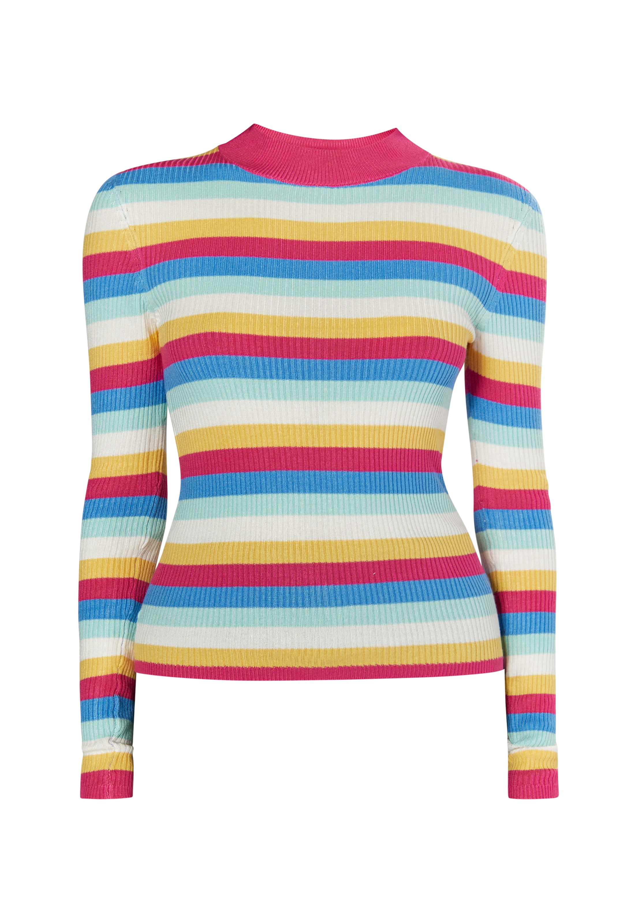 MYMO Πουλόβερ 'Biany' σε ροζ: μπροστά