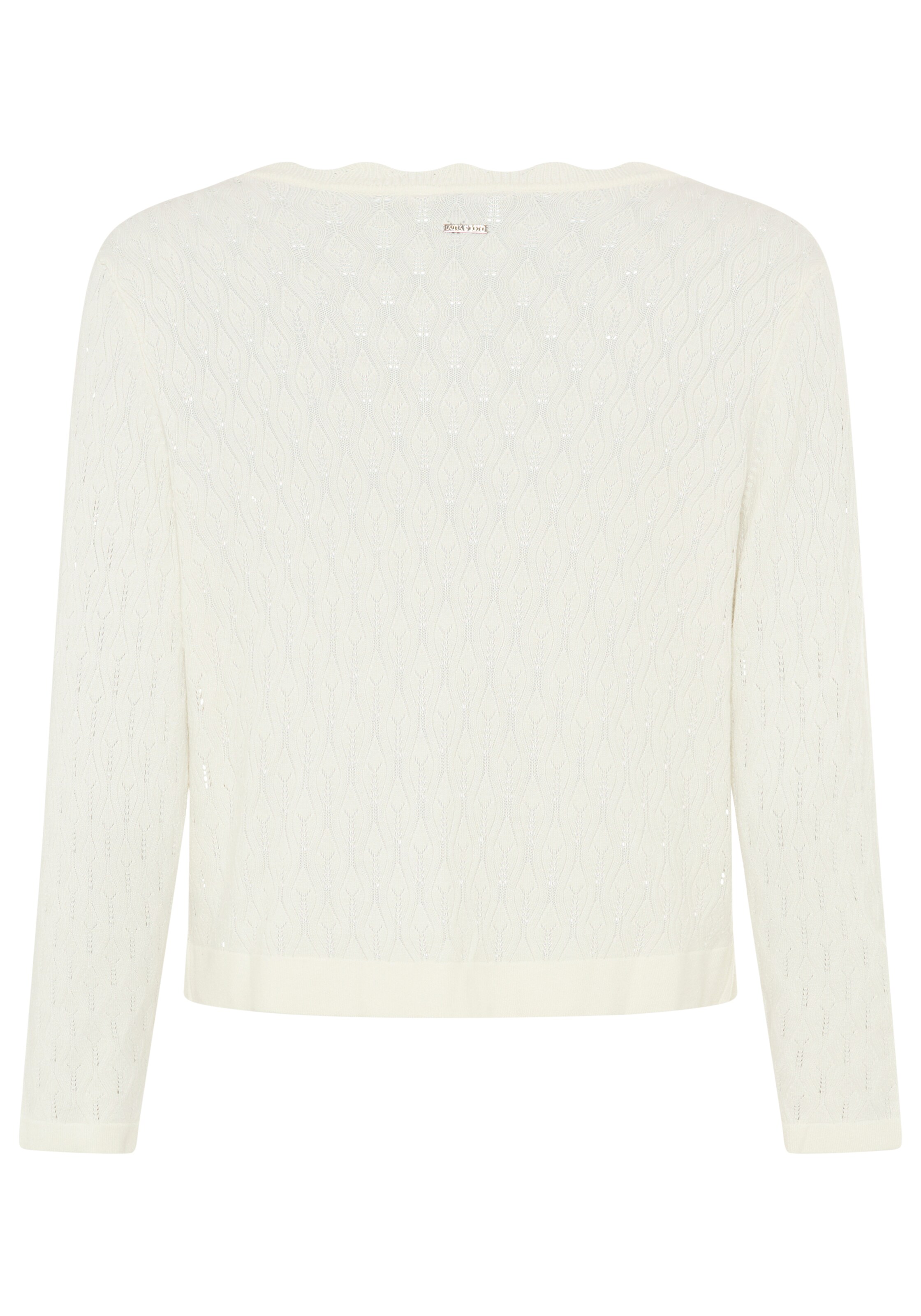 LAURA SCOTT Knit Cardigan in White