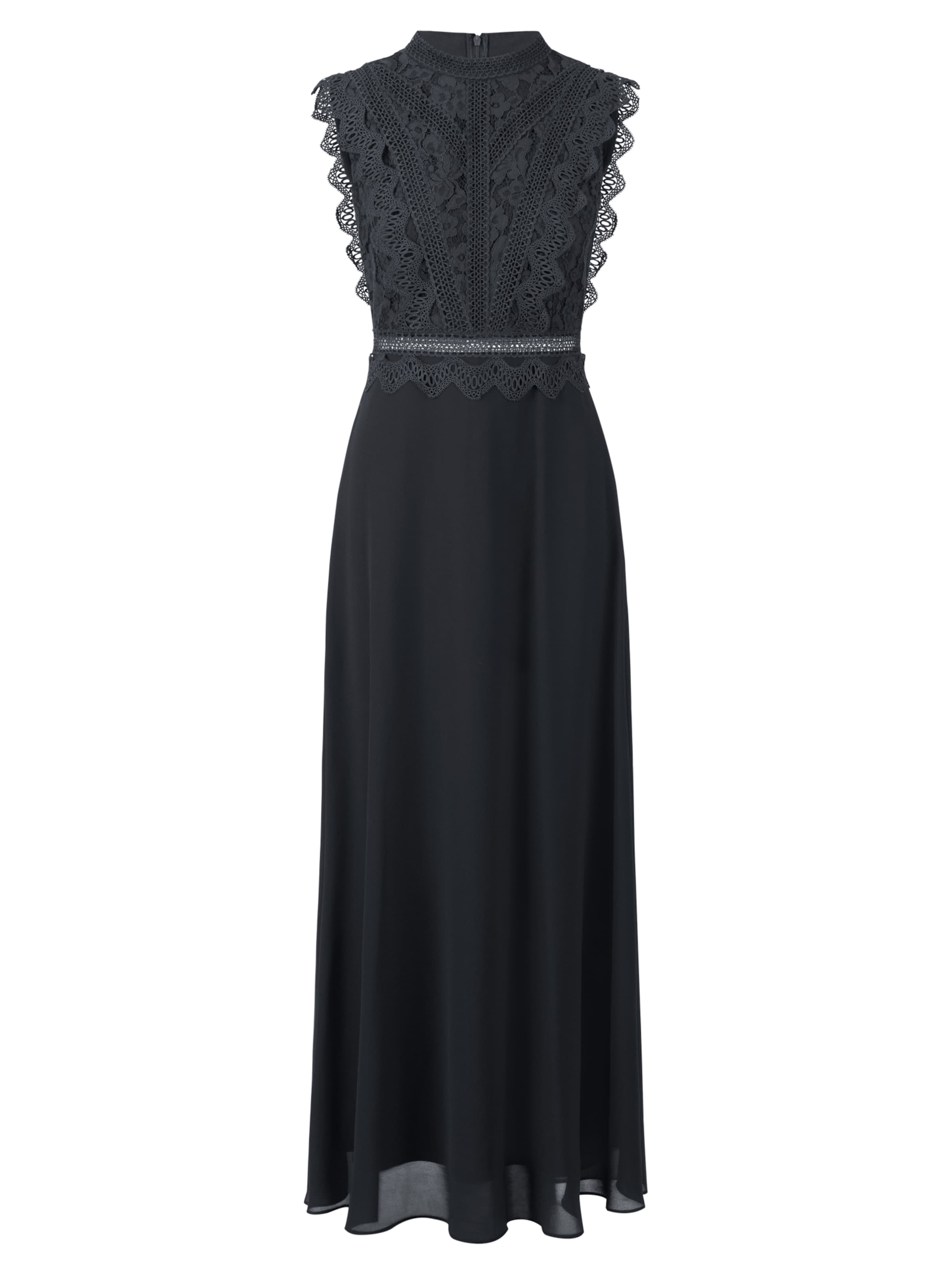 APART Evening Dress in Black: front