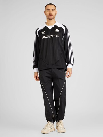 WEEKDAY Конический (Tapered) Штаны 'Thomas' в Черный