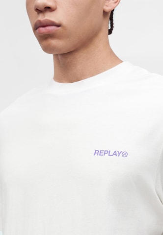 Maglietta di REPLAY in bianco