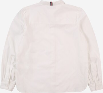 TOMMY HILFIGER Блуза 'Essential Gathered' в бяло
