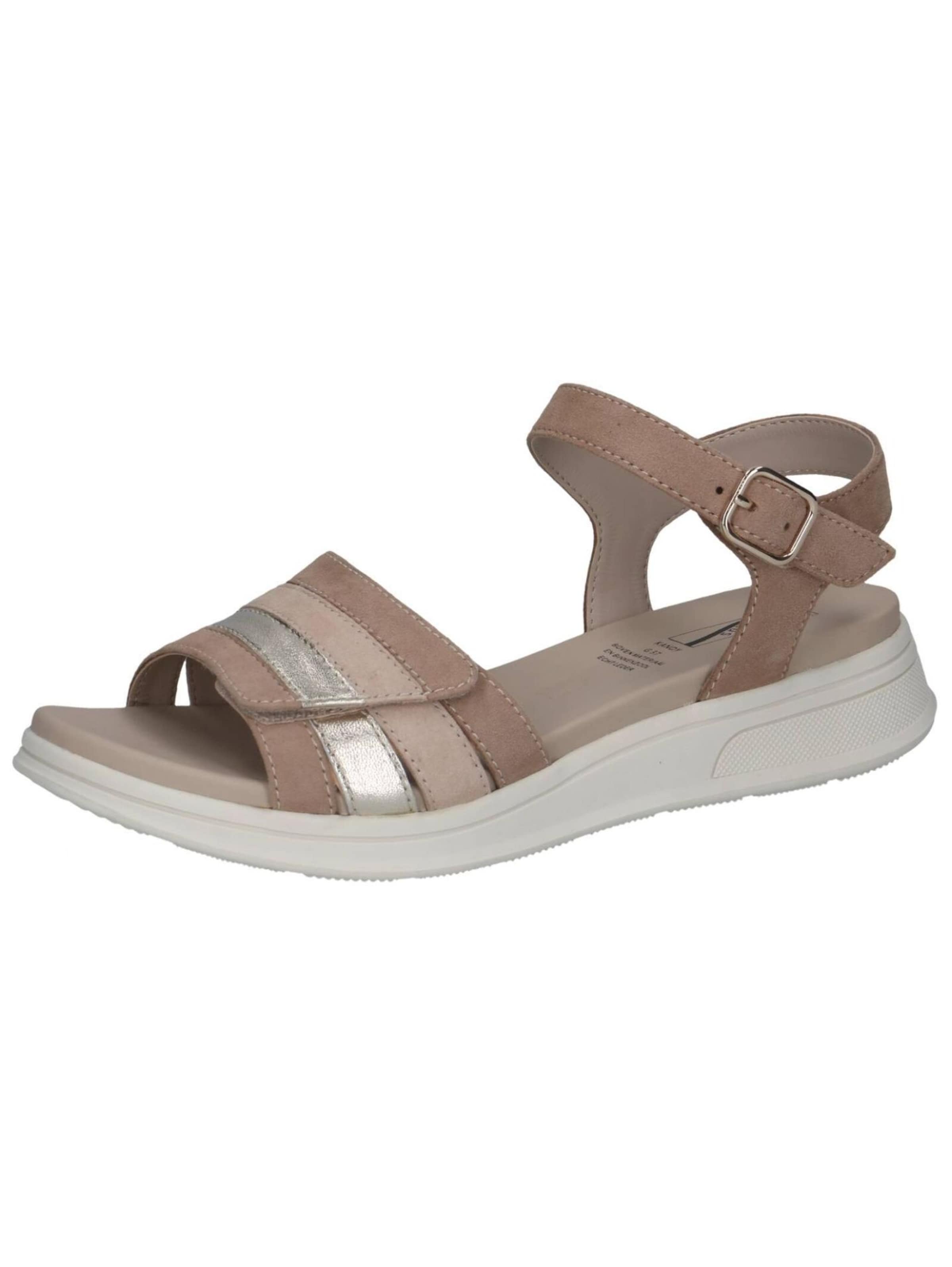 CAPRICE Sandale in Beige: Vorderseite