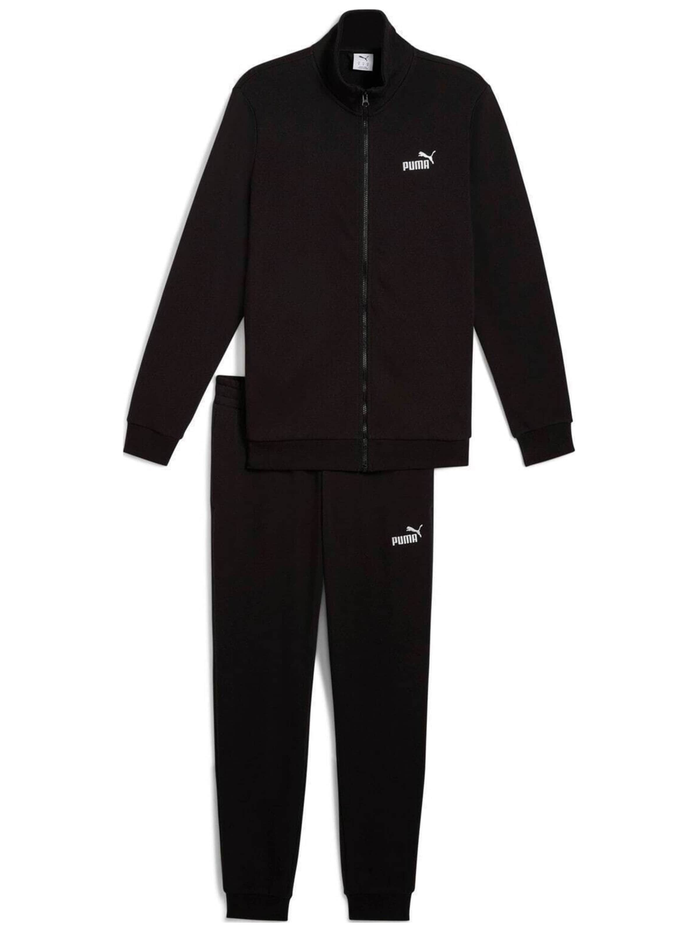 Giacca di felpa 'Puma Ess Sweat Suit Tr' di PUMA in nero