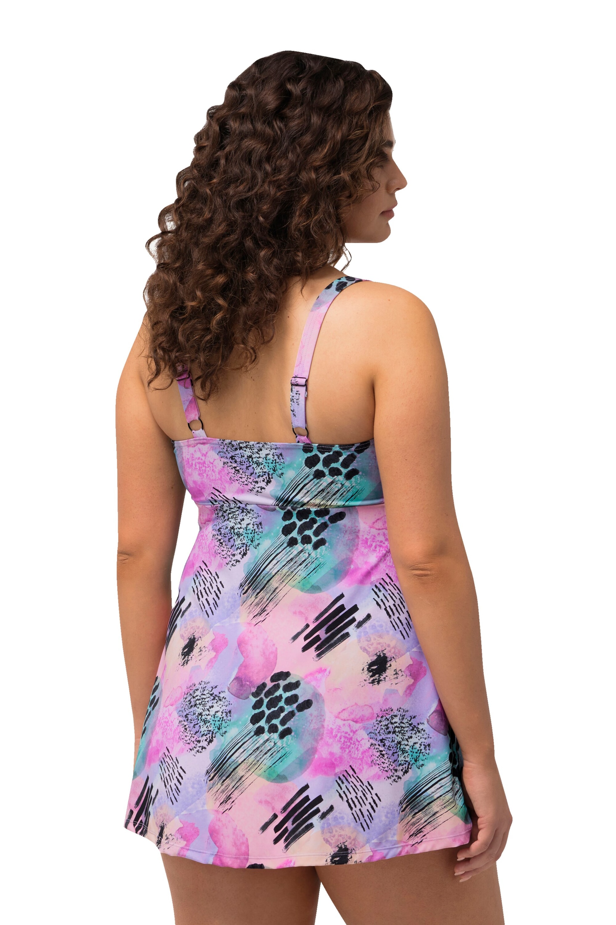 Ulla Popken Badeanzug in Mischfarben