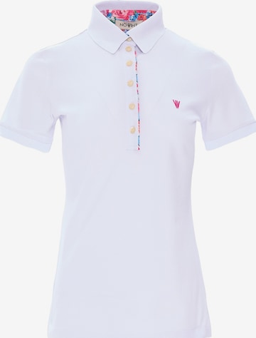 NOWIHT T-shirt 'Camille' i vit: framsida