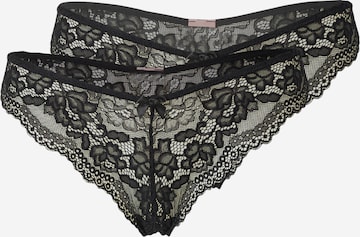 HunkemöllerSlip - crna boja: prednji dio