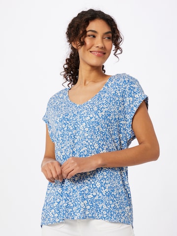 TOM TAILOR DENIM Blouse in Blauw: voorkant