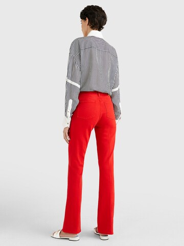 TOMMY HILFIGER Boot cut Jeans in Red
