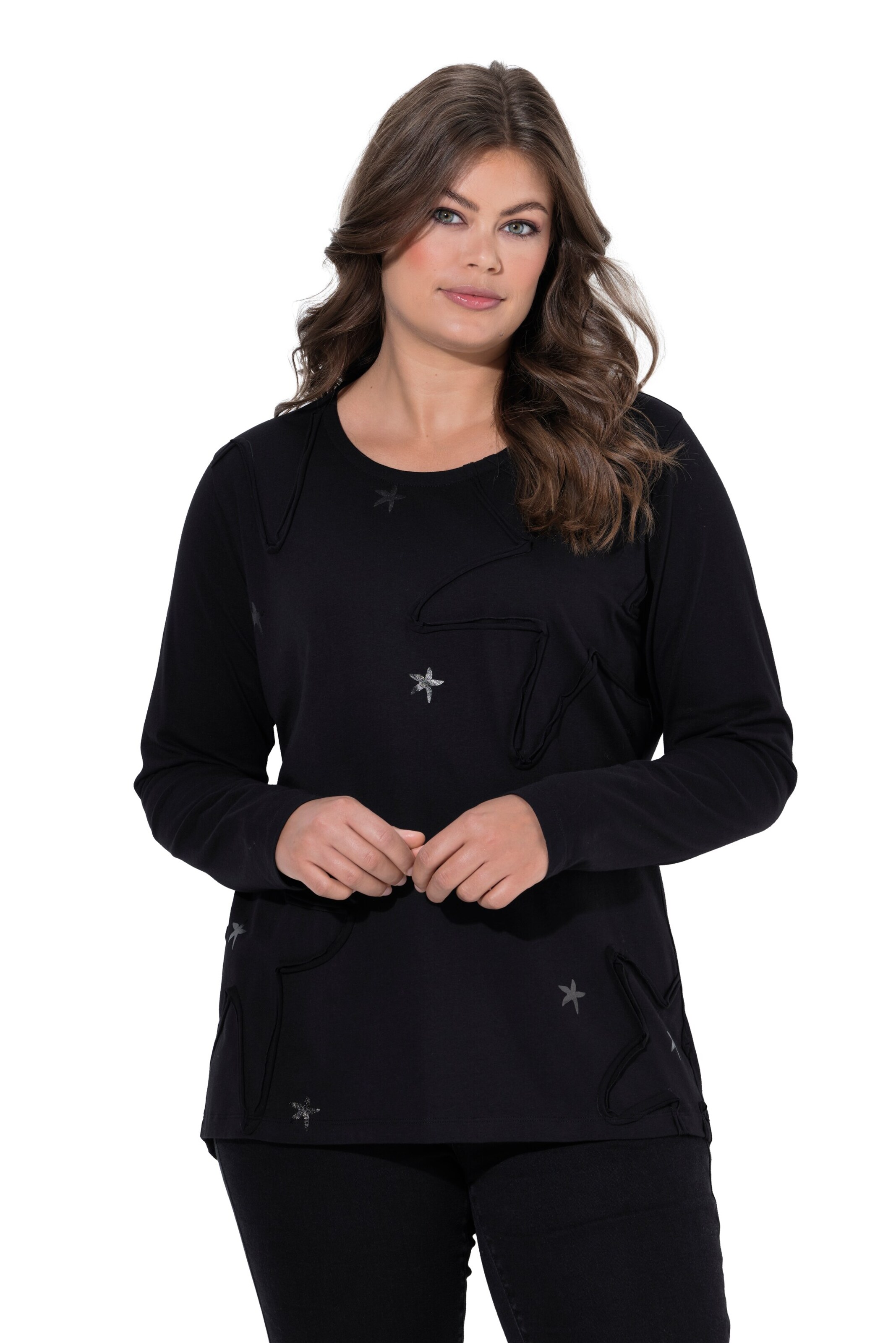 LAURASØN Shirt in Black: front