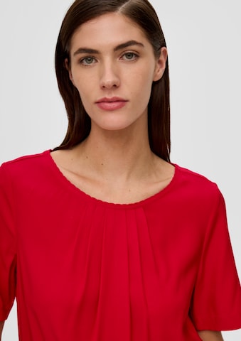 Camicia da donna di s.Oliver BLACK LABEL in rosso