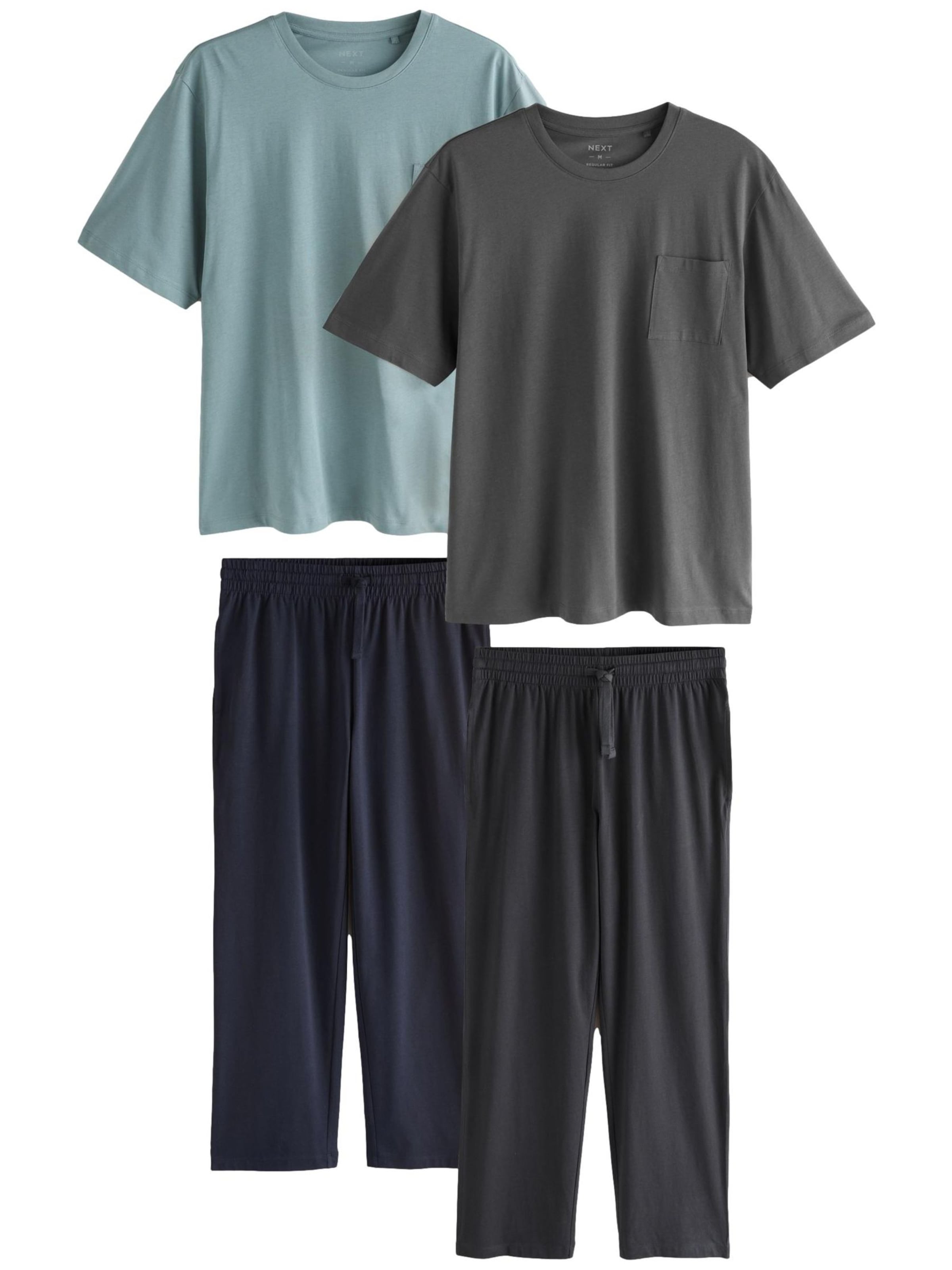 Next Dlhé pyžamo - Zmiešané farby: predná strana