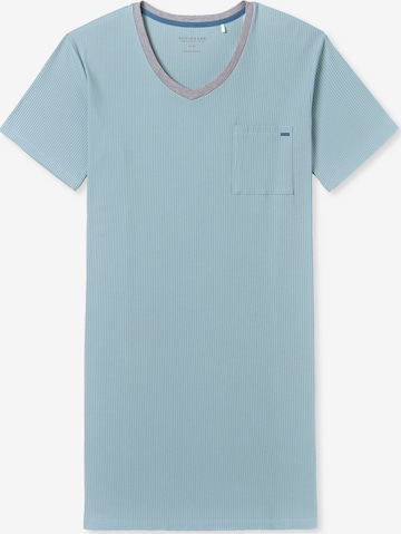 SCHIESSER Nachthemd ' Casual Nightwear ' in Blauw: voorkant