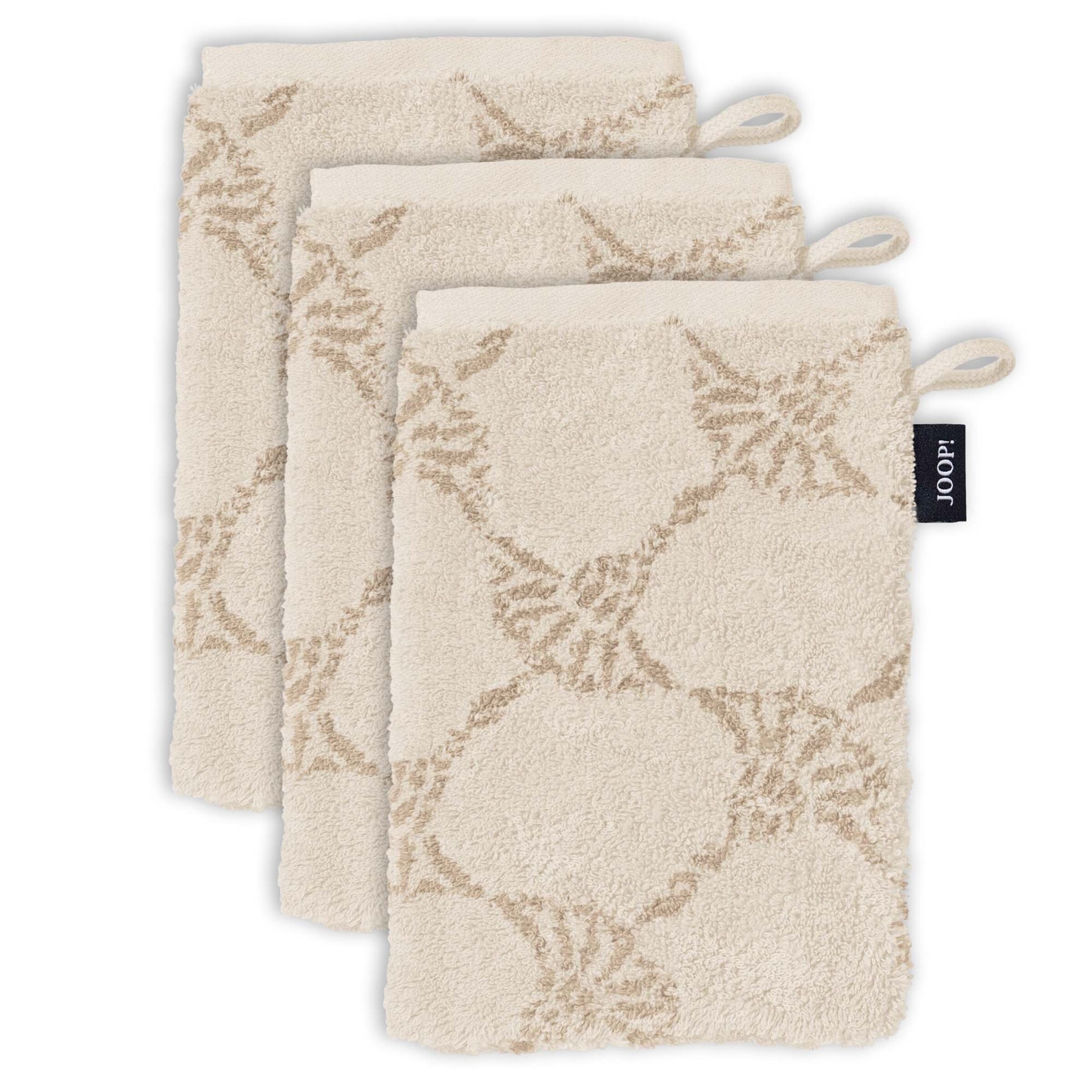 JOOP! Waschlappen in Beige: Vorderseite