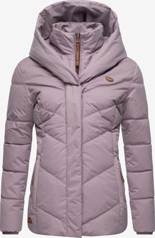 Veste d’hiver 'Natesa' Ragwear en violet : devant