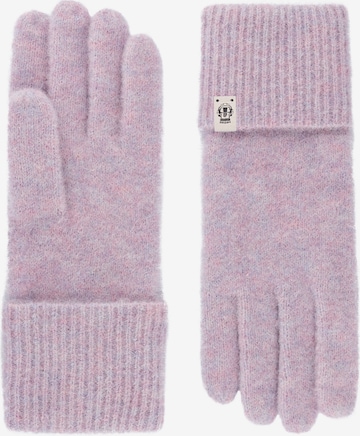 Mezzoguanti 'SNOW TIME' di Roeckl in lilla: frontale