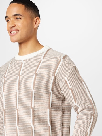 ABOUT YOU Sweater 'Xaver' in Beige