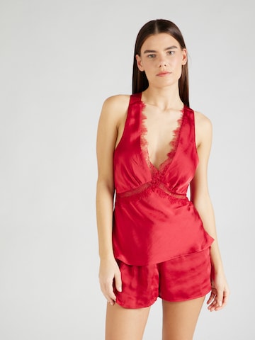 Pyjama Women' Secret en rouge : devant