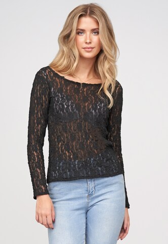 T-shirt Cloud5ive en noir : devant