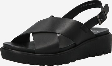 ARA Sandals 'Bilbao' in Black: front