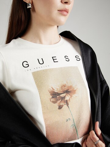 GUESS T-Shirt in Beige