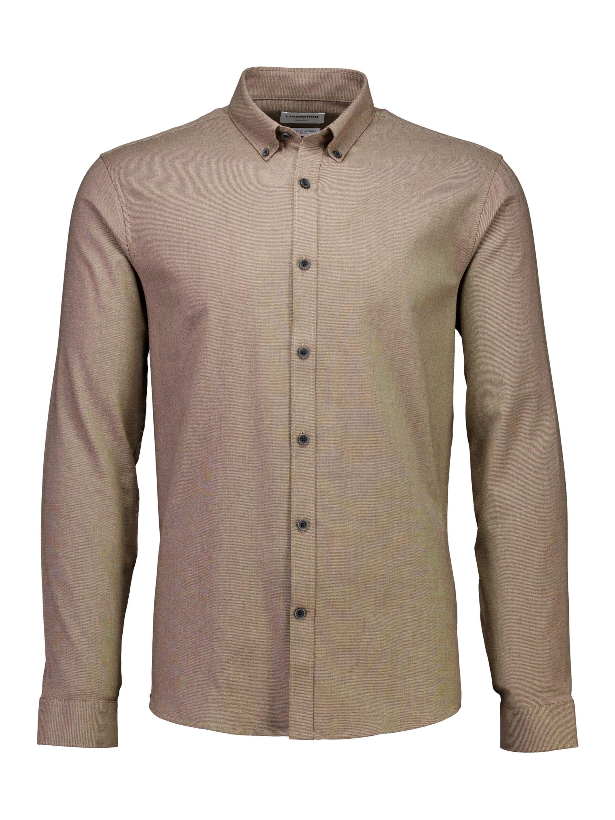Regular fit Camicia di Lindbergh in beige
