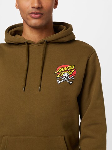 Sweat-shirt 'Meek' Santa Cruz en vert