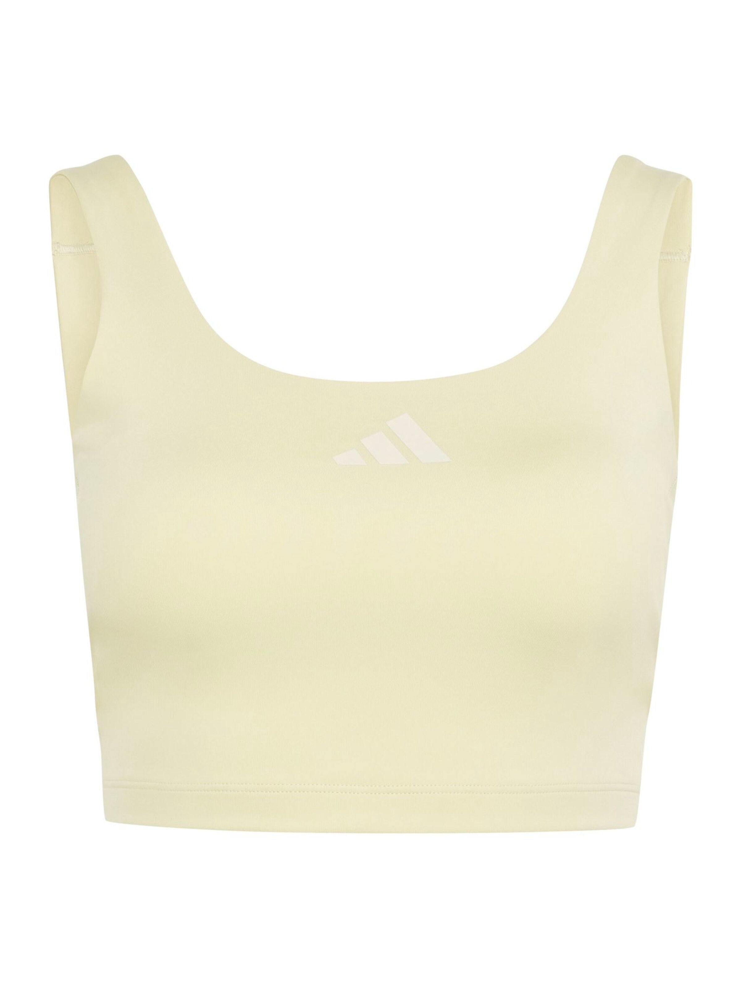 ADIDAS PERFORMANCE - Soutien de desporto 'Power' em amarelo: frente