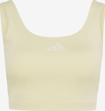 ADIDAS PERFORMANCE - Soutien de desporto 'Power' em amarelo: frente
