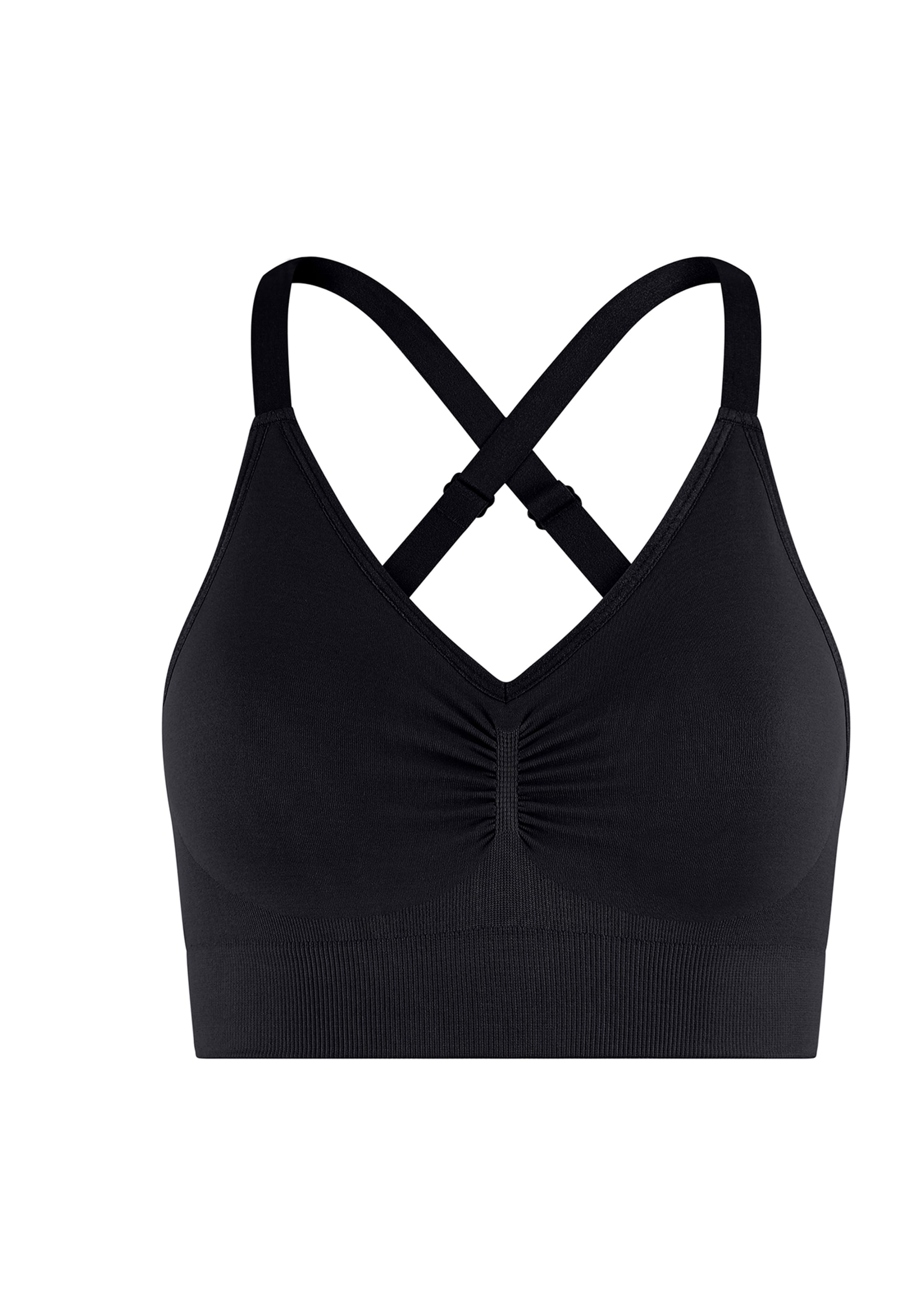 ETAM Bralette Sports Bra 'Alma' in Black: front