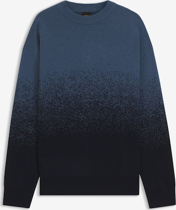 BOSS Orange Pullover in Blau: Vorderseite