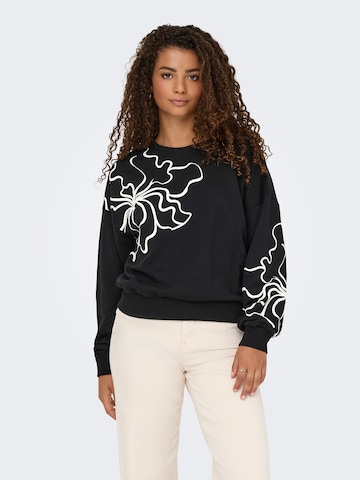ONLY - Sudadera 'ONLODESSA' en negro: frente