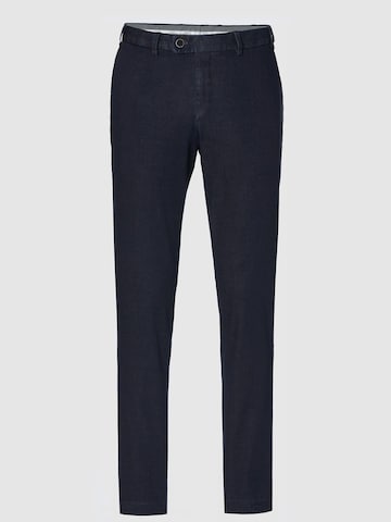 Hiltl Slim fit Chino Pants 'Tarent - Smart Denim' in Blue: front